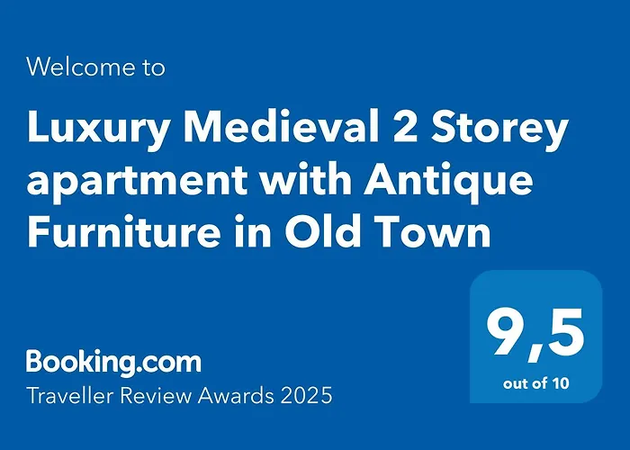 Luxury Medieval 2 Storey Apartment With Antique Furniture In Old Town