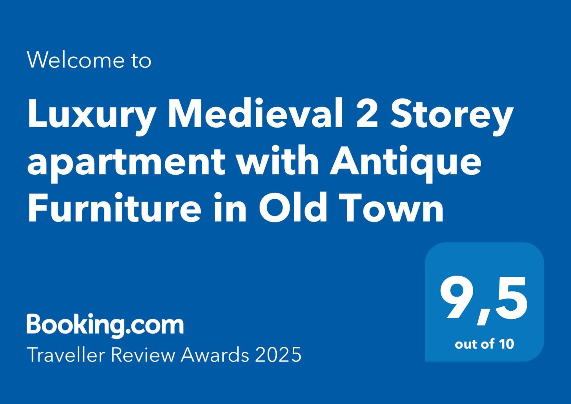 Luxury Medieval 2 Storey With Antique Furniture In Old Town *